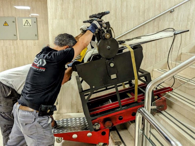 Transporte de máquinas de imprenta en Madrid