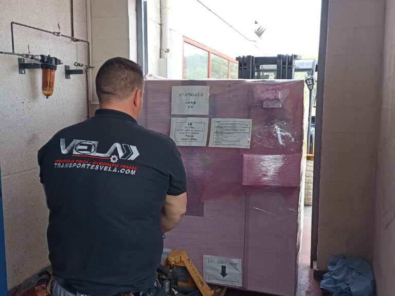 Traslado de equipo de rayos X de 3000 kg en Madrid